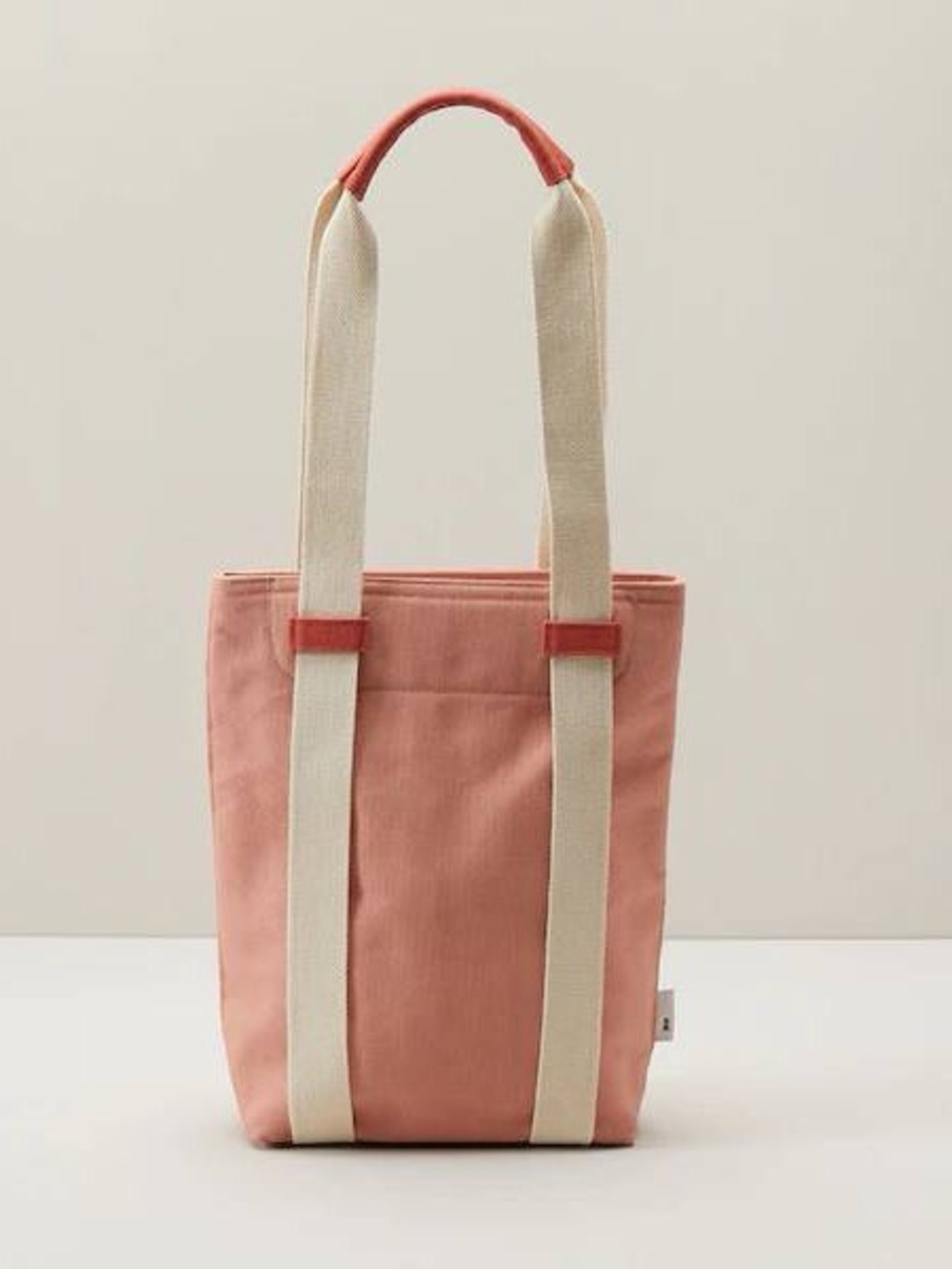 NWOT Indigo Chapters - OUI Canvas wine cooler backpack tote - Picture 8 of 8